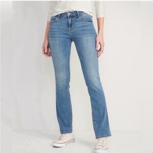 Old Navy Mid Rise Kicker Boot Cut Jeans